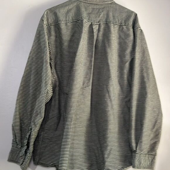 Route 66 Button Up Shirt Men's Size XL Long Sleeve Green Cream Check Cott… - Picture 10 of 10